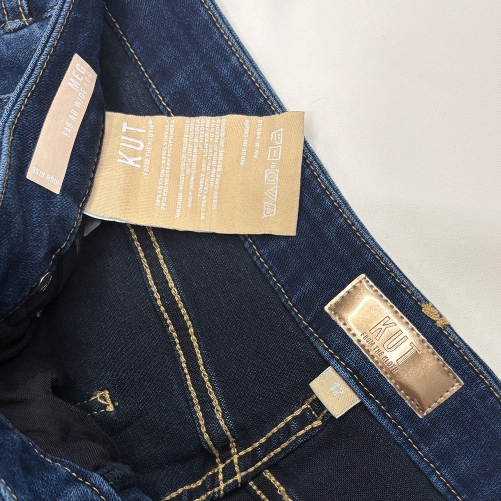KUT DARK BLUE WIDE LEG! - Picture 2 of 10